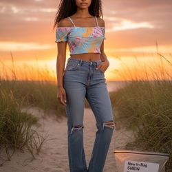 New In bag Distress Jeans