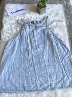 Time and Tru Women’s Light Blue Sleeveless Dress XXL