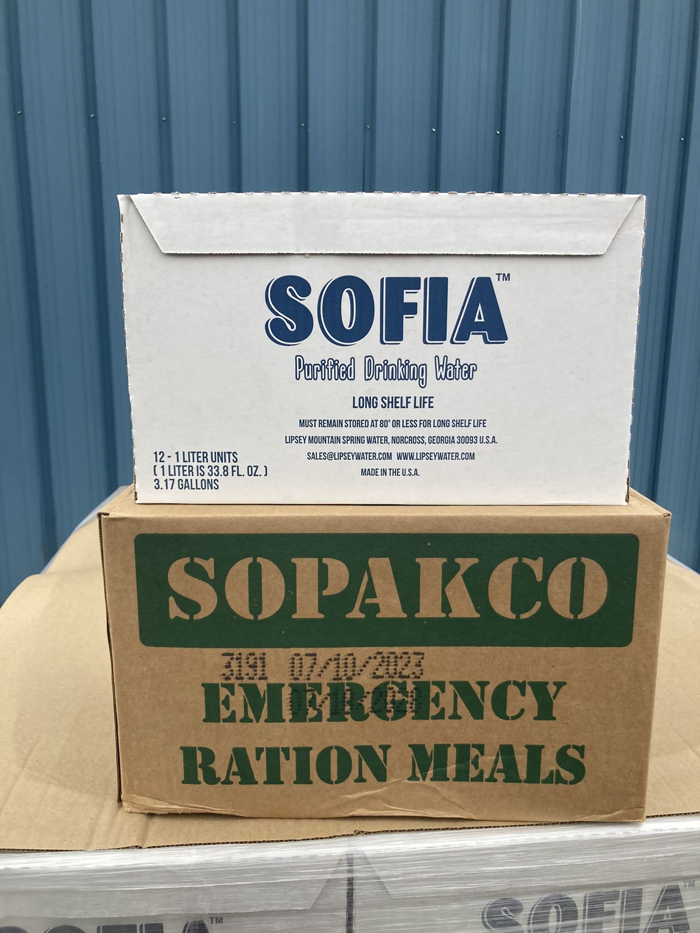1 Weeks Emergency Food Water