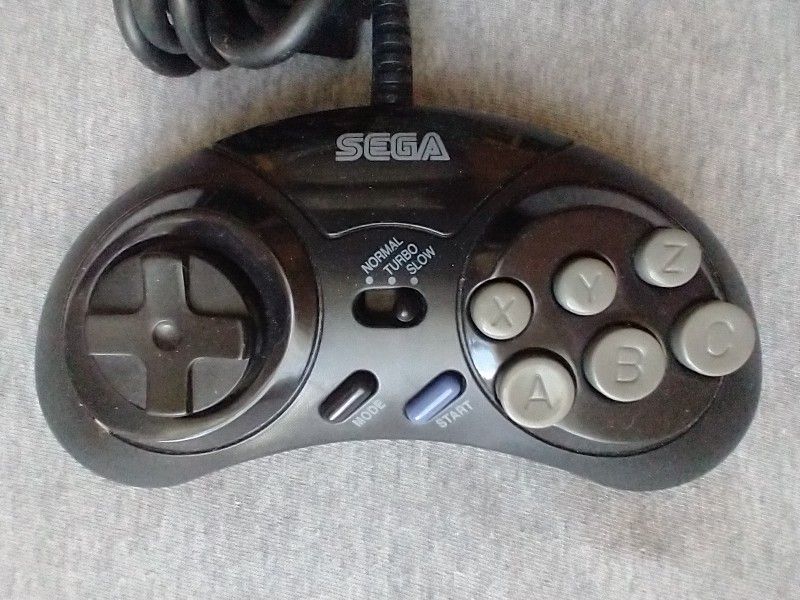 Vintage Sega Genesis 6-button Controller 1980s