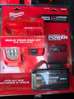 Milwaukee battery with charger