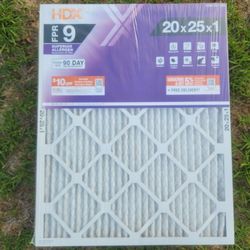 6 HDX 20 in. x 25 in. x 1 in. Furnace Air Filter FPR 9, MERV 12