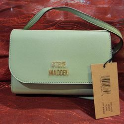 STEVE MADDEN  CLUTCH PURSE WITH CROSSBODY STRAP
