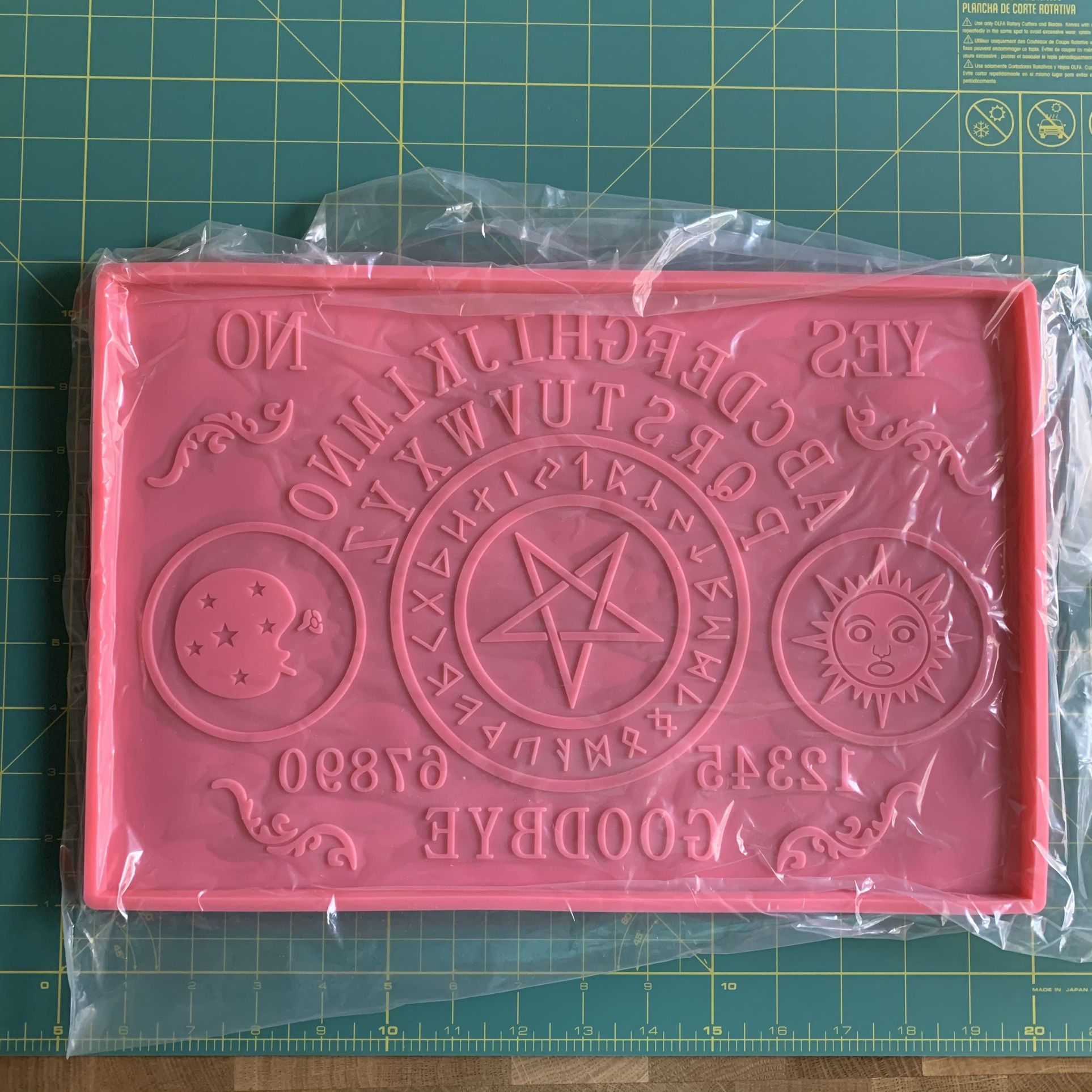 Large Ouija Board Silicone Mold New