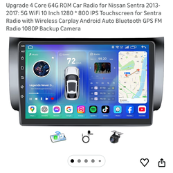 New nissan sentra android smart screen for 2013-2017