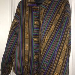 Ankara bomber style jacket Large/extra large 