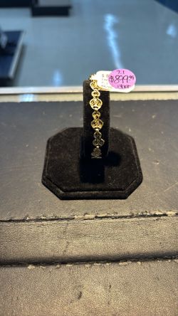 14k 6” Filigree Link Bracelet 