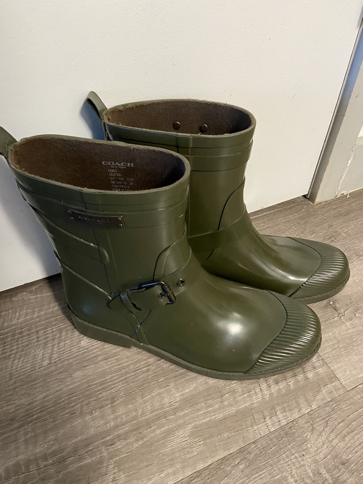 Coach rain Boots