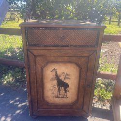 antique giraffe cabinet 