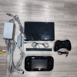 ****NINTENDO Wii U CONSOLE BLACK DELUXE SET 32 GB