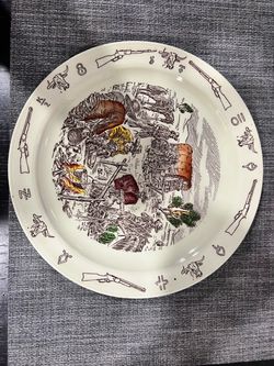 Vintage Vernon Kilns Frontier Day’s Promo Winchester ‘73 dinner plate