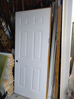 Fire door aluminum 34"