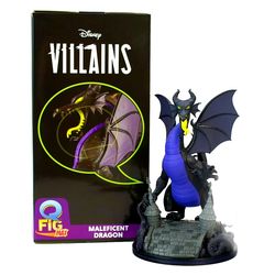 DISNEY VILLAINS MALEFICENT DRAGON BY Q FIG MAX CIB