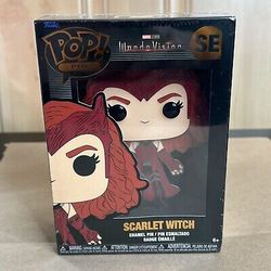 Funko Pop! SE Enamel Pin Disney Marvel Wanda Vision Scarlet Witch 4.5" w/Stand