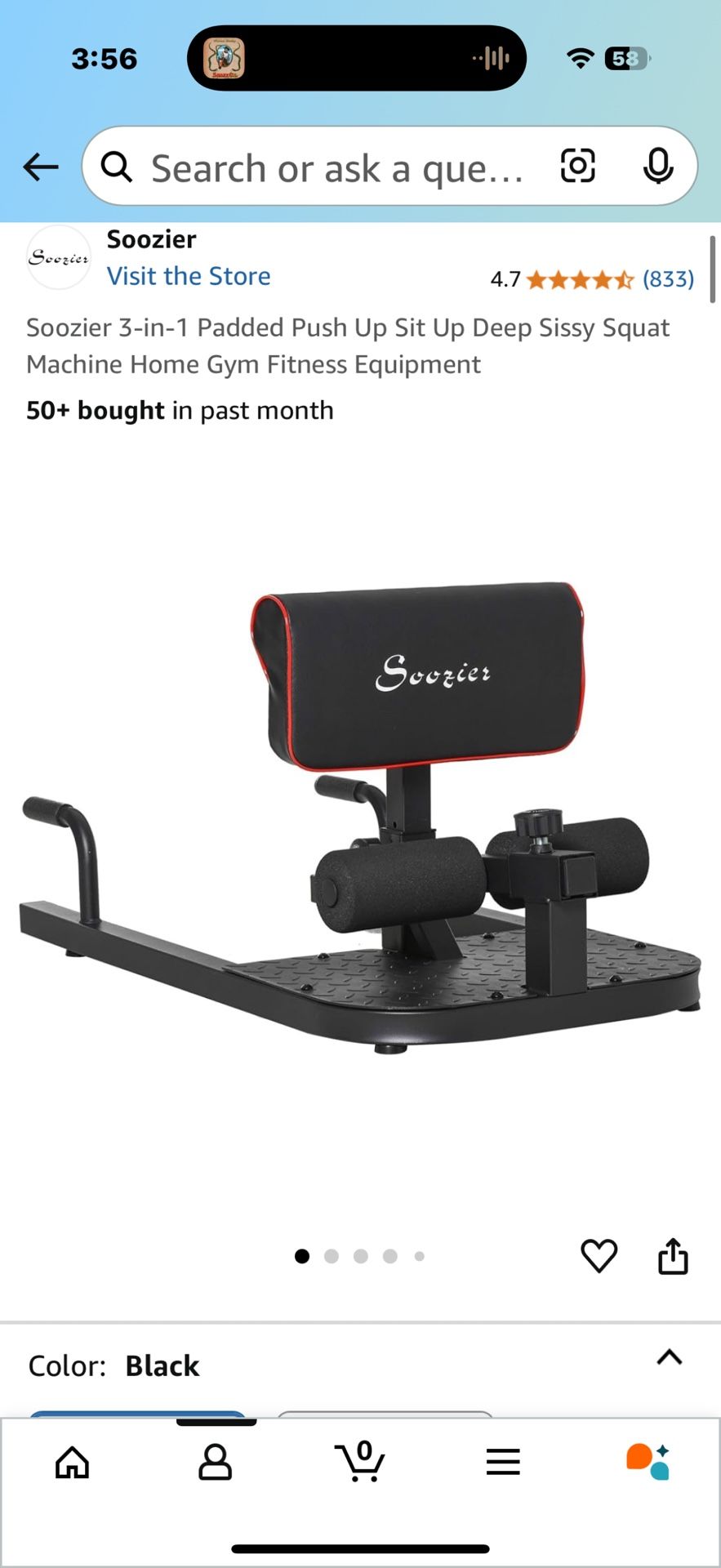 Sissy Squat Machine