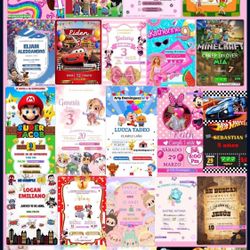 Digital Party Invitation - Invitación Digital Para Fiestas