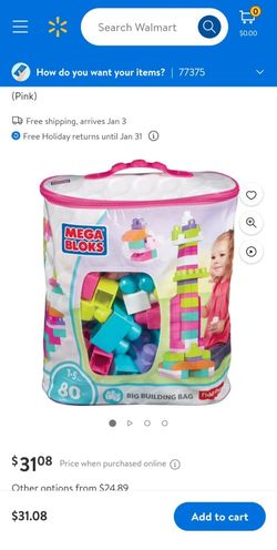 Fisher Price Mega Bloks 80 pieces
