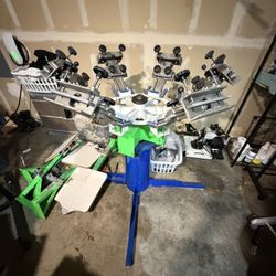 Screen Printer Full Setup