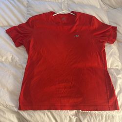 Lacoste Red T Shirt