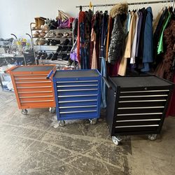 7 Drawer Steel Rolling Tool Chest With Lock