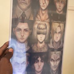 Attack On titan 3D Transformation Poster