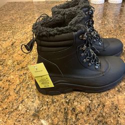 Men’s Blaise Winter Boots-All in Motion Black Size 7. $35