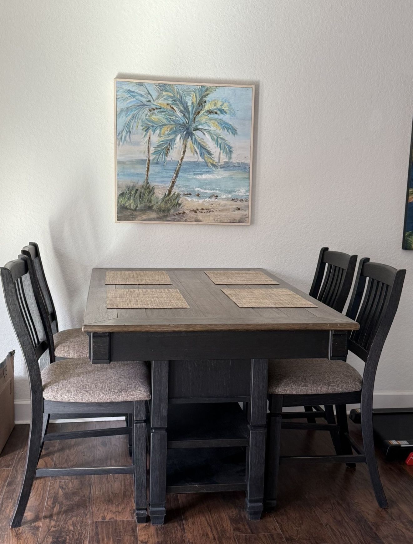 Dining Table Set with 4 Chairs