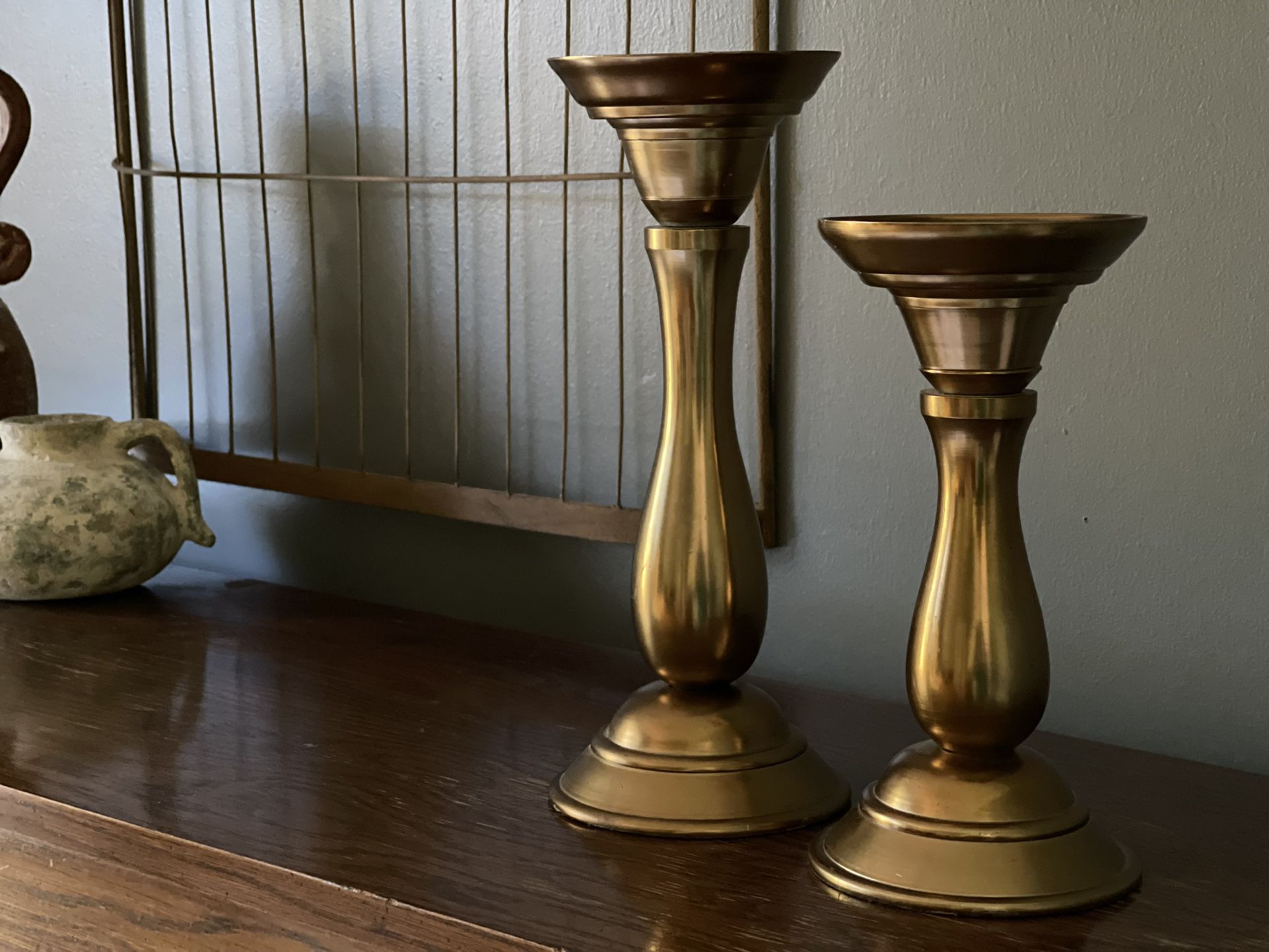 Beautiful & Heavy Candle Holders. $35