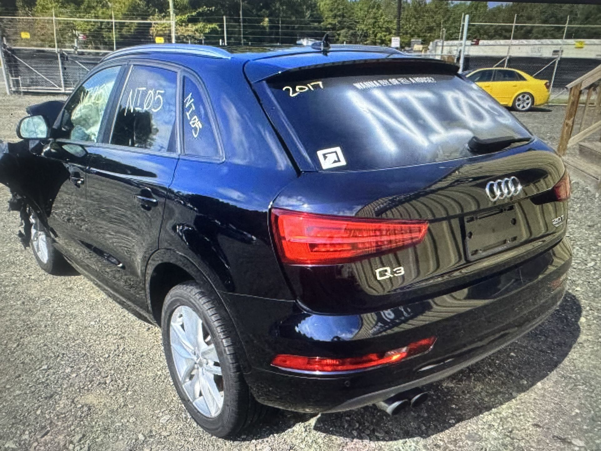 Audi Q3 2017 Doors Muffler Seatbelt & More Parts