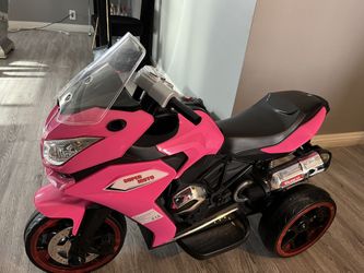 Girl Motorcycle Pink