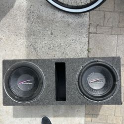 12 In Ported Sub Box With Subs 