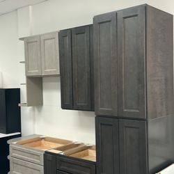solid wood cabinetry - 96” Tall