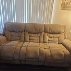 Very Good Condition Reclining Sofa Couch 