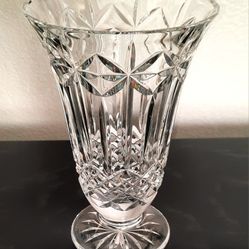 WATERFORD CRYSTAL STARBURST VASE IN PERFECT CONDITION 