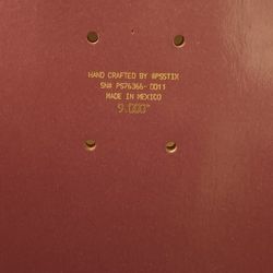 PS Stix Hand-Crafted Skateboard Deck - 9.0" - Metallic Plum/Burgundy