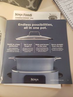  Ninja MC1001 Foodi PossibleCooker PRO 8.5 Quart Multi