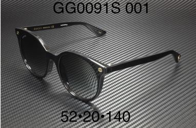Authentic Gucci Sunglasses 🕶️ Black w/ Gold Writing