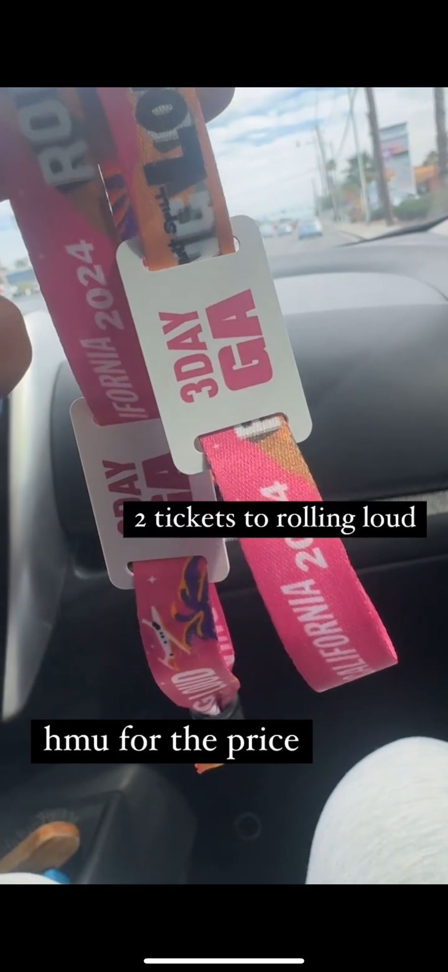 1 2024 Rolling loud ticket