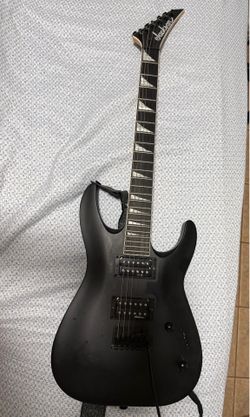 Black jackson dinky JS22 and fender mustang LT25