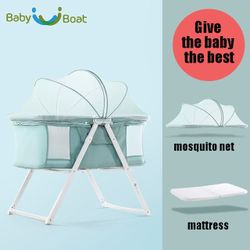 Portable Baby Bassinet- Blue