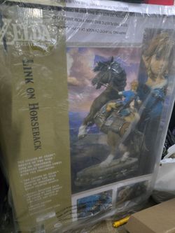 The leyend of Zelda: Link on horseback collection figure - ONLY BOX