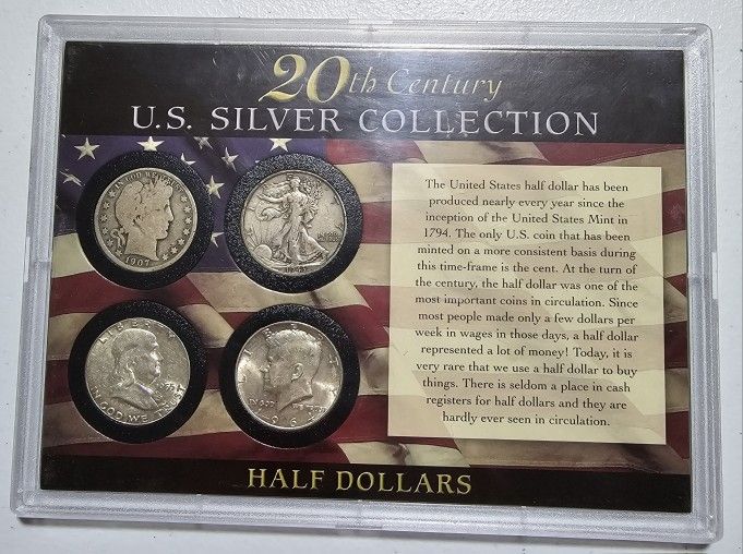 20th. Century Silver Half Dollar Collection