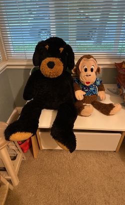 Free Teddy Bear And Monkey