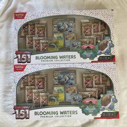 Blooming Waters 151 Premium Collection (2) - New/Sealed Pokemon Cards