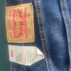 Brand New Levi Jeans 36x30 New With Tags