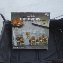 Game night checkers party game