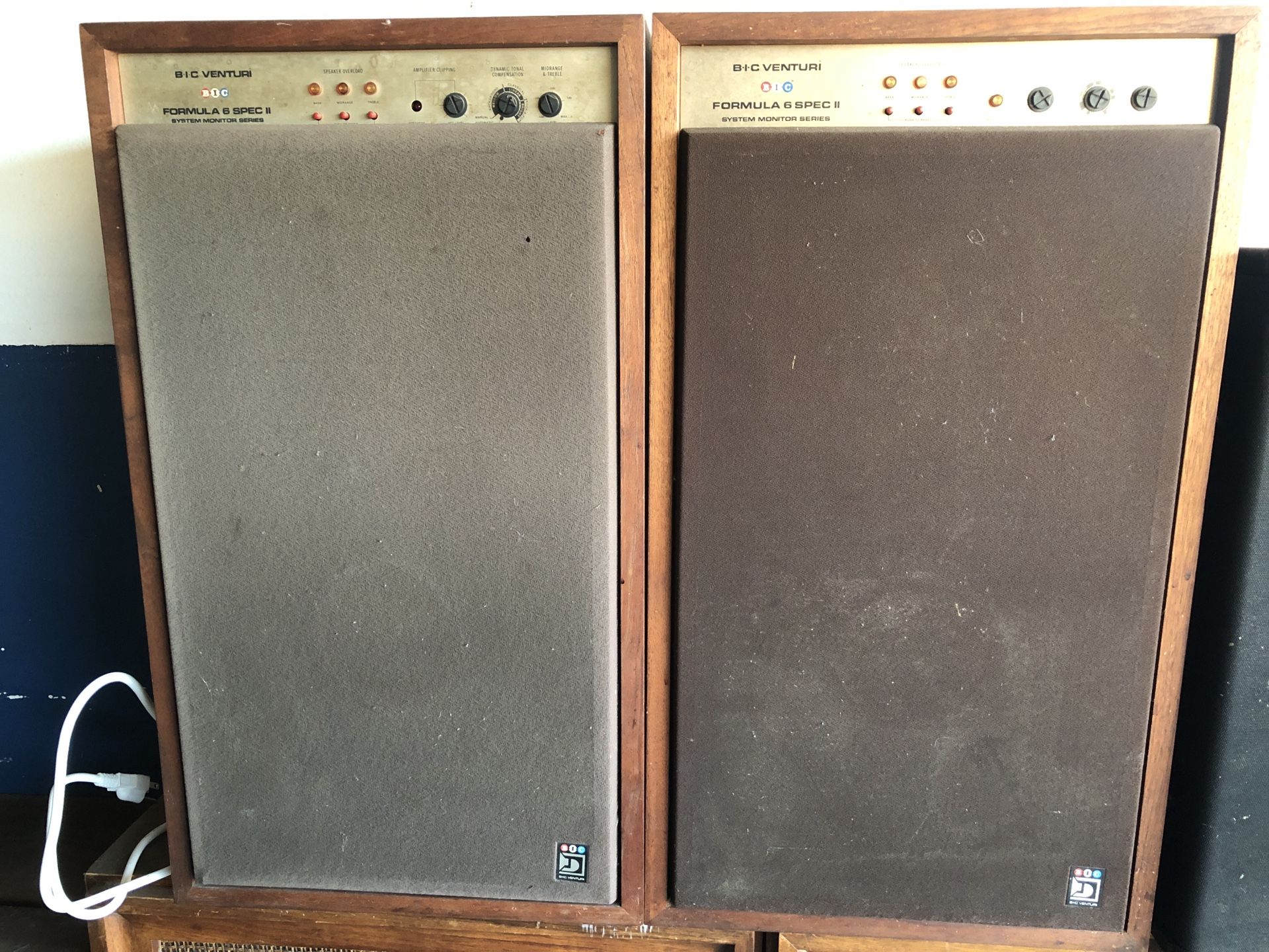 SUPER OLD B.I.C VENTURI FORMULA 6 SPEC II SPEAKERS