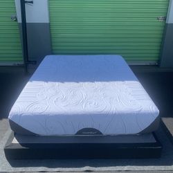 Queen Bed And Frame/Headboard. 