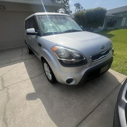 2012 kia soul, silver