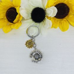 Sunflower Keychain 